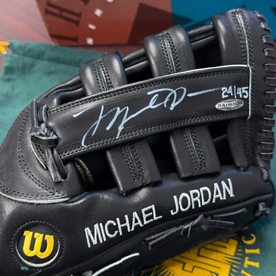 Michael Jordan Signed Pro Model Wilson Baseball Glove UDA