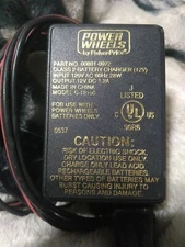 Power Wheels Battery Charger Class 2 12V 00801-0675 Model C-12150 Fisher Price 