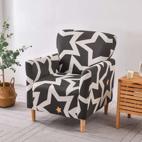 Banquet Armchair Cover Slipcover Chair Covers 1-Piece Covers Furniture Protector - Bild 44 von 47