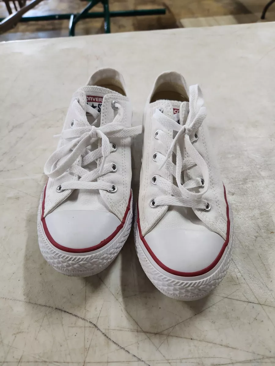 White converse sales size 3