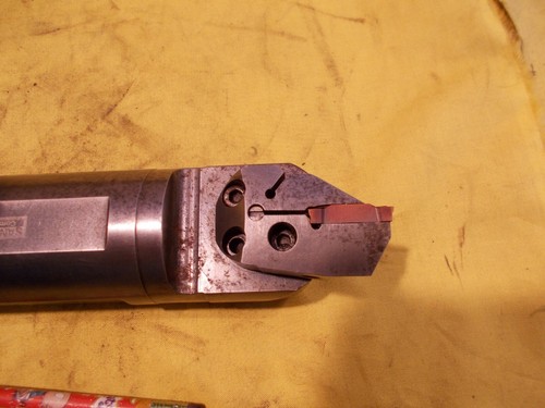 SANDVIK COROTURN CARBIDE INSERT GROOVING BAR 2" OD x 12" OAL boring SL-D32-32NF - Picture 4 of 6
