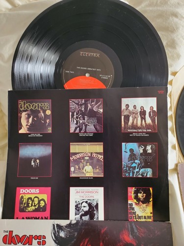DOORS GREATEST HITS LP 1980 & BEST OF THE DOORS LP 33RPM RECORDS - Picture 2 of 4
