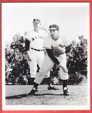 1964  LOS ANGELES ANGELS   8  X 10   GLOSSY    BARRY LATMAN  +  MARV GRISSOM