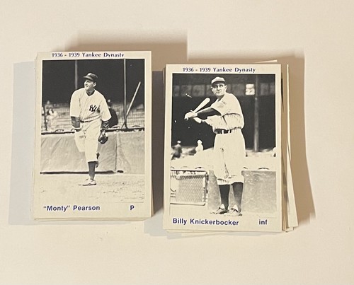 1974 TCMA 1936-39 Yankee Dynasty Tan Back Singles You Pick - Picture 1 of 1