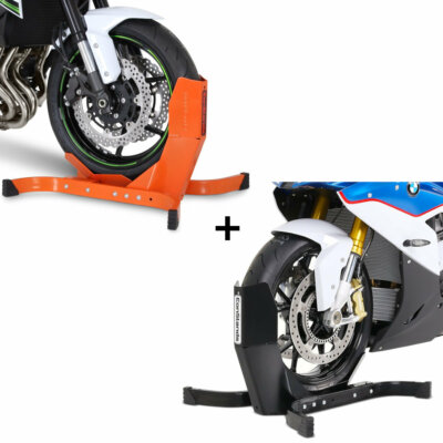 2x Motorradwippe schwarz-orange matt für KTM 1290 Super Adventure / R / S / T