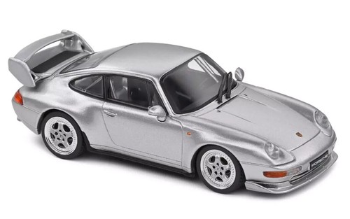 1/43 Porsche 911 993 RS Clubsport 1993 plateado diecast modelo coche Solido S4313803 - Imagen 6 de 9