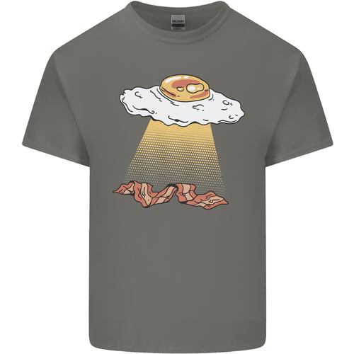 Bacon Entführung Lustig Alien UFO Essen Kinder T-shirt Jungen Mädchen - Picture 6 of 21