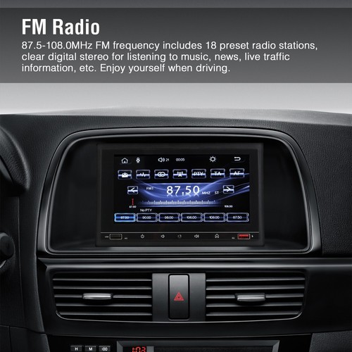 7in Universal 1080P Wireless Car MP5 Player Video Player Stereo Audio FM Radio - Picture 9 of 12