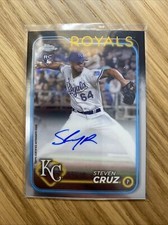 2024 Topps Chrome - Rookie Autographs #RA-SC Steven Cruz (AU, RC)