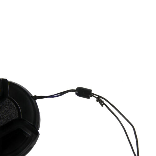 49~77mm For Canon Nikon Sony+String Center Pinch Snap On Front Lens Cap Cover - Picture 10 of 20