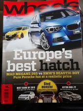 WHEELS CAR MAGAZINE Feb. 2013 * EUROPE'S BEST HATCH *