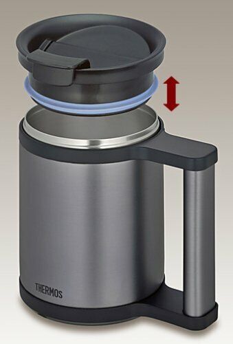 Thermos vacuum insulation mug 280ml black JCP-280C BK - Picture 4 of 4