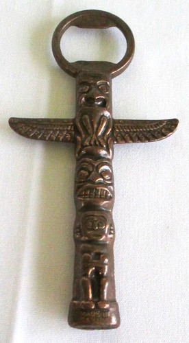 Copper Finish Totem Pole Bottle Opener Canada - Picture 7 of 7