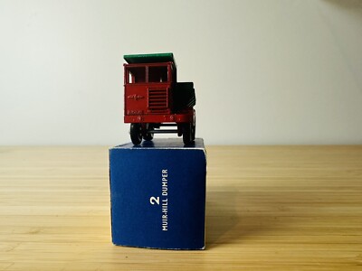 Matchbox Lesney Muir-Hill Dumper New N°2 With Its Box