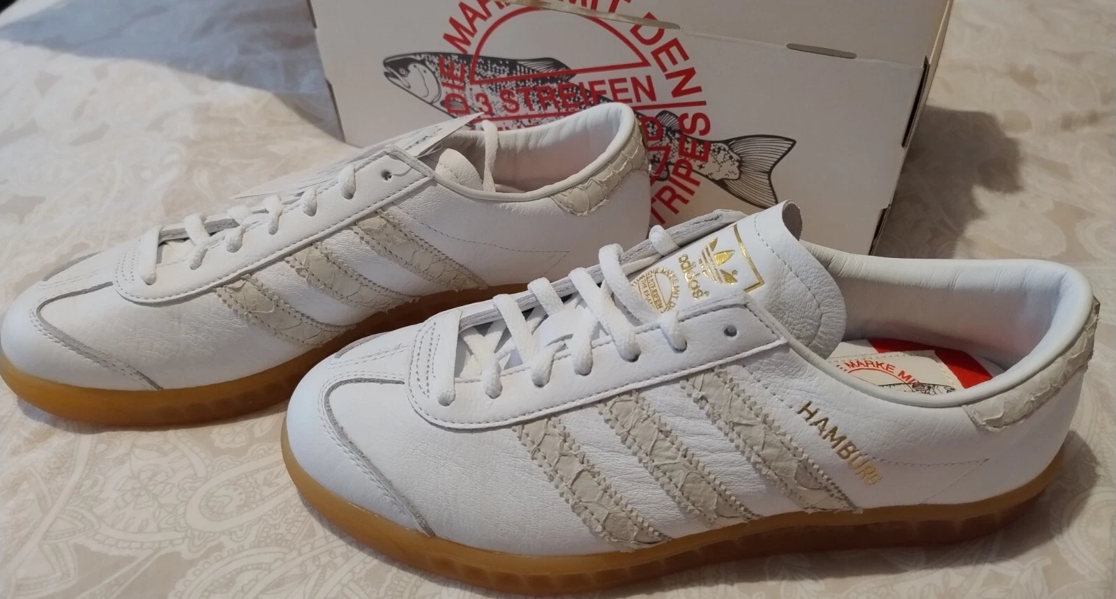 Adidas Hamburg Fish Market nuove con etichette UK7.5