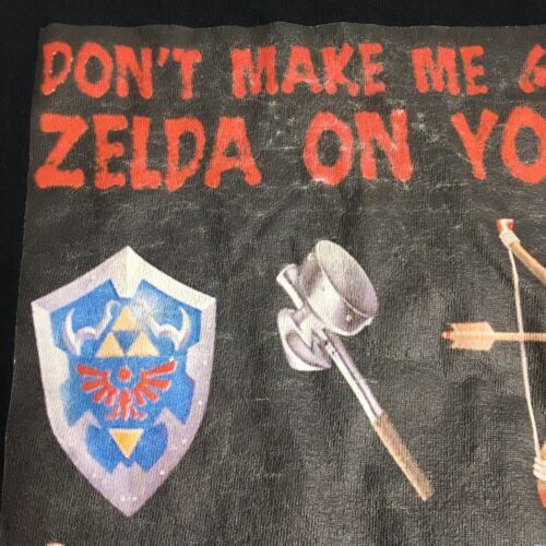 Nintendo Zelda Don't Make Me Go Zelda On You Schwarz T-Shirt Größe XL - Bild 3 von 11