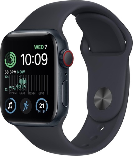 Apple Watch SE2 - 40/44mm - GPS + Cellulaire / GPS - Débloqué - Smartwatch - Bon état - Photo 9 sur 14