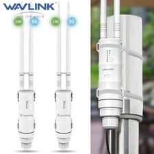 2PCS 600MBPS OUTDOOR WIFI EXTENDER ROUTER WIFI WIRELESS ACCESS POINT LONG RANGE