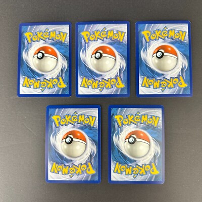 Trading Card Pokmon Reverse Holo Bundle Collectors Group Of 5 Holo Reverse  Holo | eBay