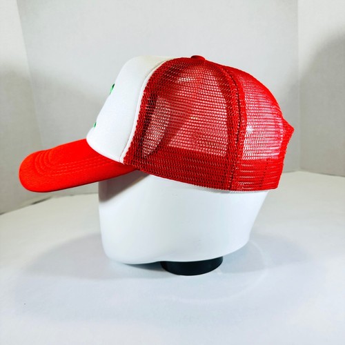 Ash Ketchum Cosplay Hat Mesh 5 - Panel Trucker Cap Snapback Closure - Adult Size - Picture 7 of 11