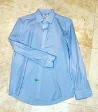 Men's JoS A. Bank Blue Checkered Button Down