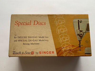 Vintage Singer Sewing Machine  Special Discs 600 and 603 Zig-Zag Machines