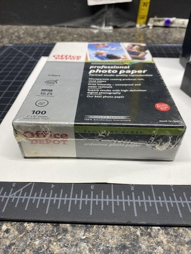 (2) Office Depot Professional Photo Paper 100 Sheets 4x6 Gloss Extra Heavy . - Picture 8 of 12