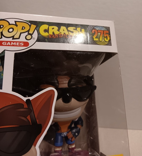 Funko Pop 'Games' CRASH BANDICOOT BIKER OUTFIT Vinyl Figur #275 NRFB Hot Topic - Bild 7 von 19