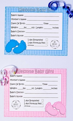 ¡JUEGO DE HOSPITAL DE 4 PIEZAS BEBÉ NIÑA RENACIDA PEQUEÑO! (manta, sombrero, pulsera de identificación y tarjeta de cuna) - Imagen 5 de 6