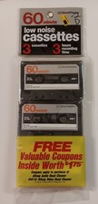 Sealed ToneMaster 3-pack 60 Minute Low Noise Cassette Tapes