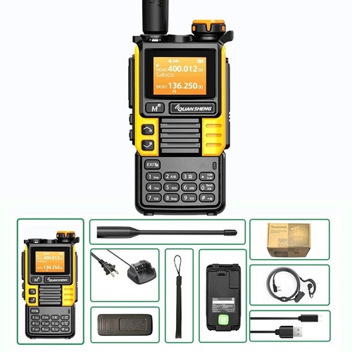 QUANSHENG UV-K5 (99)Walkie Talkie 5W Multi-Band Type C, Long Range, Ham radio FR - Zdjęcie 8 z 14