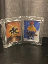 Godinger Silver Art Co.  5”x7” Double Picture Frame