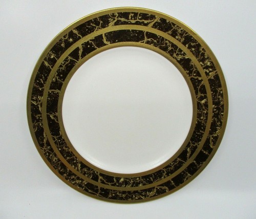MICHAEL WAINWRIGHT TEMPIO LUNA ESPRESSO GOLD SALATTELLER - 9 3/8" -1410D