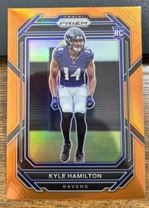 Kyle Hamilton 2022 Panini Prizm Orange Prizm /249 Rookie #342 NFL All PRO Ravens