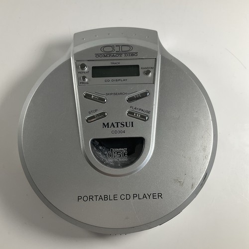 Matsui CD304 Personal Portable CD Player Silver