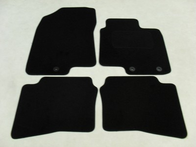 WHITE TRIM HYUNDAI I20 I-20 2015 ON TAILORED CAR FLOOR MATS CARPET BLACK MAT