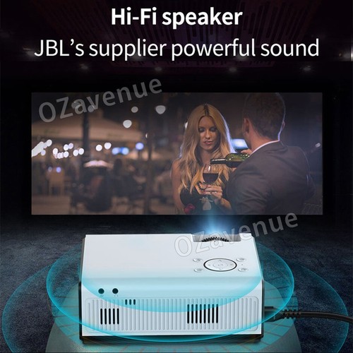 5G WiFi 4K 1080P Support Bluetooth Android Projector Outdoor Home Cinema HDMI AV - Picture 8 of 14