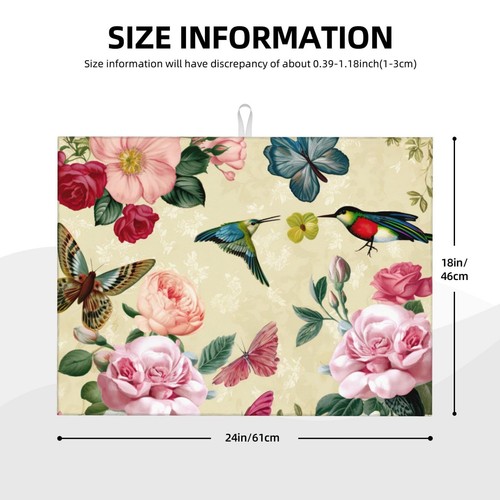 Large Dish Drying Mats For Kitchen Counter Microfiber Kitchen Drying Mat XL D... - Bild 2 von 7