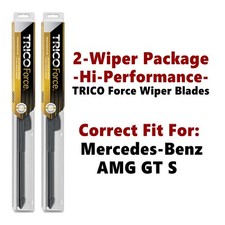 Hi-Performance 2-pk Wipers fits 2016+ Mercedes-Benz AMG GT S - 25200x2