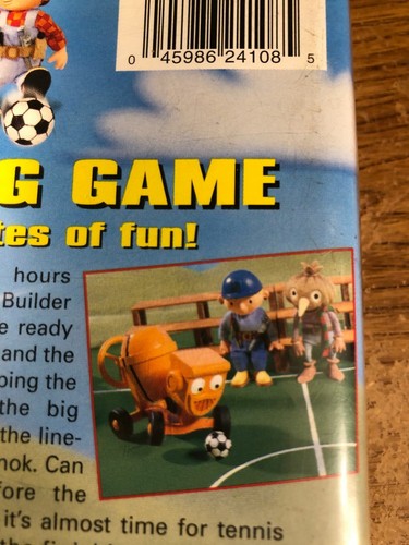 Bob The Builder The Big Game  VHS VCR Video Tape Used  Animation - Picture 3 of 6
