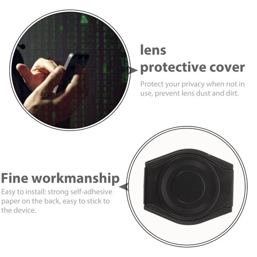5 pièces housse de confidentialité design ultra-mince smartphone caméra ordinateur portable webcam - Photo 2/12
