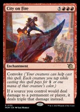 MTG Magic the Gathering City on Fire (135/548) March of the Machine LP