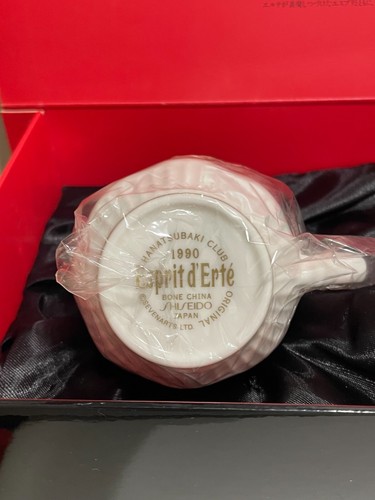 Shiseido Hanatsubaki Club Coffee Demitasse cup Esprit D'Erte 1990 Limited Japan - Picture 5 of 18