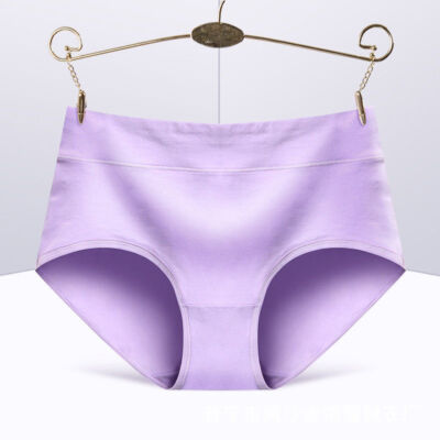 Women Briefs High Waist Panties Breathable Cotton Underwear Seamless Knickers