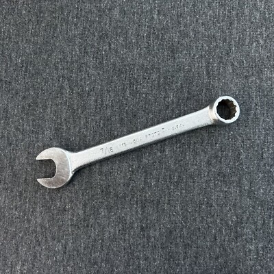 Proto 7/16'' Short Combination Wrench 12 Point 6114 5  Long USA