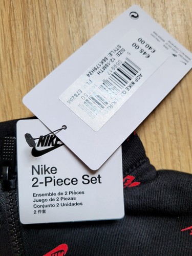 Infant Baby Boys Girls Nike Tracksuit Toddler Kids 0-3Months - 24Months RRP £40 - Picture 2 of 12
