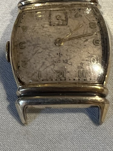 Elgin 10k Gold Wrist Watch 15J 557 Grade 1951 4 Adjust Fancy Lug No Band Used - Picture 9 of 18