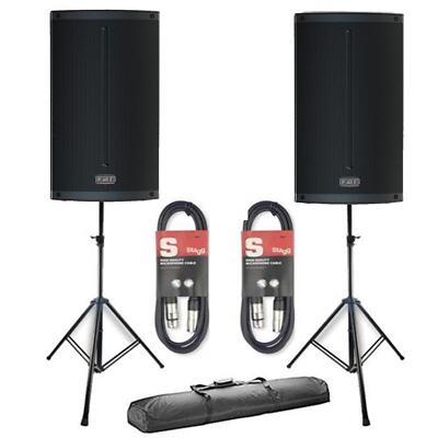 2 x FBT X-Lite 112A mit Ständer & Kabel