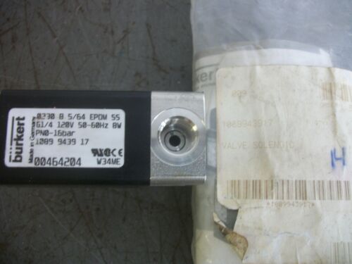 BURKERT MAGNETVENTIL 1089943917 120VSPULE 16BAR NEU - Bild 2 von 2