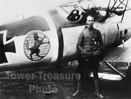 WW I Flying Ace  ***  EDUARD RITTER VON SCHLEICH  *** (2) Photo Prints 8.5 x 11 - Picture 1 of 2